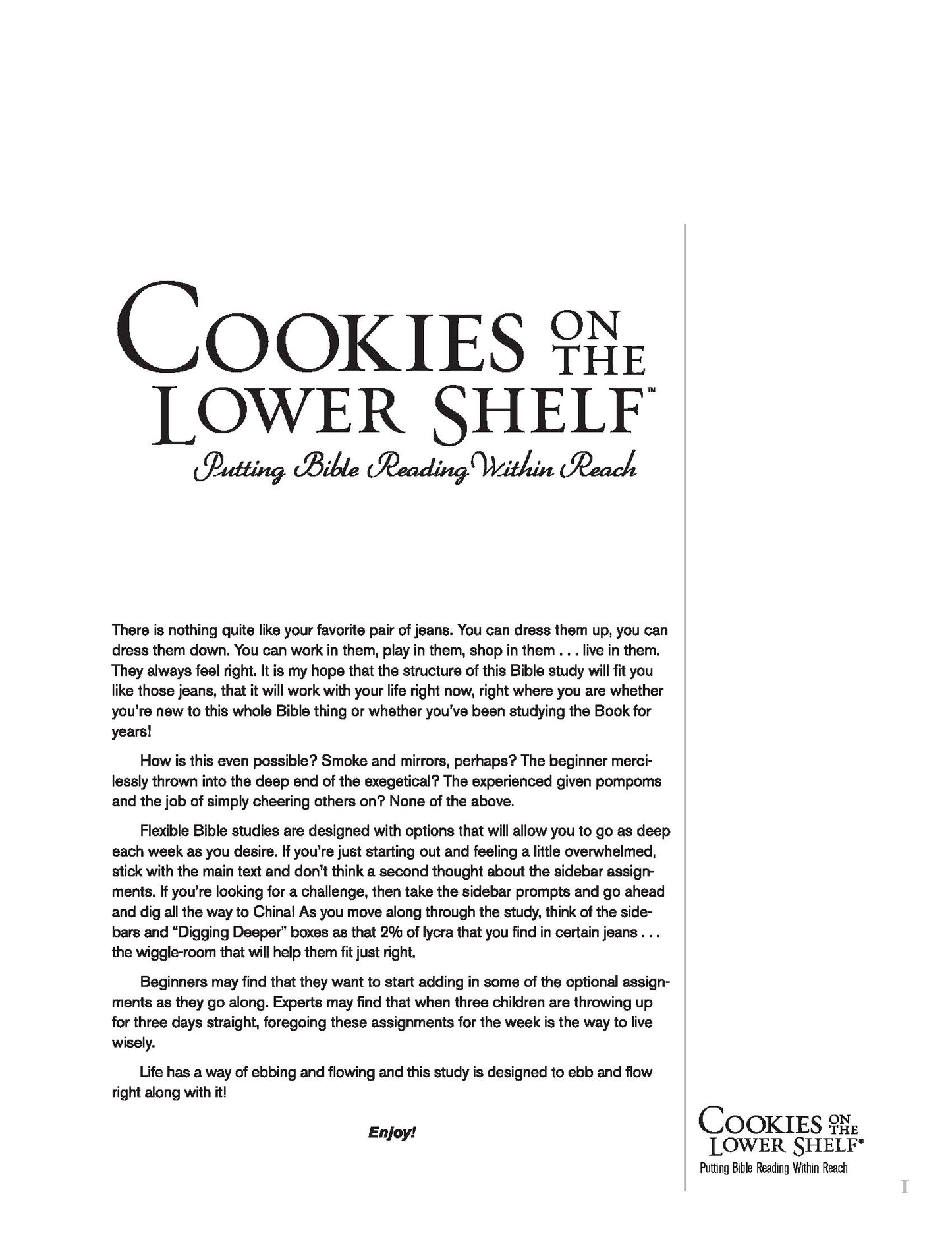 Cookies 1: Old Testament