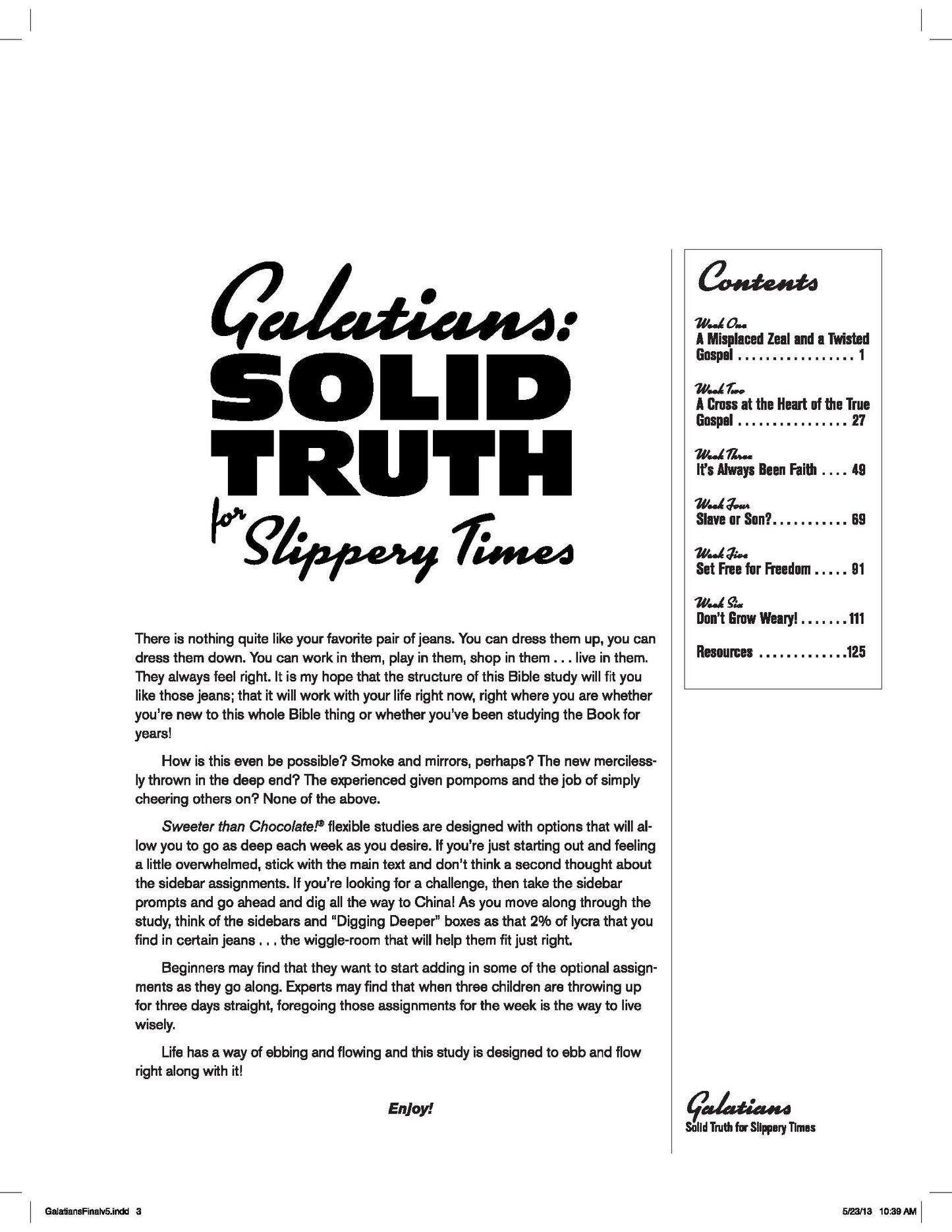 Solid Truth for Slippery Times - Galatians