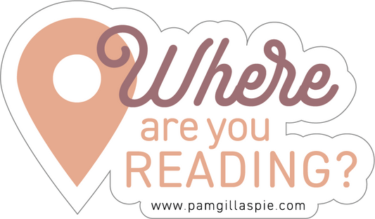 "Where are you Reading" 3 inch sticker